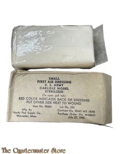 Small first aid dressing Carlisle (kaki carton) sterilized