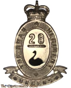 Cap badge 28th Battalion (the Swan Regiment)