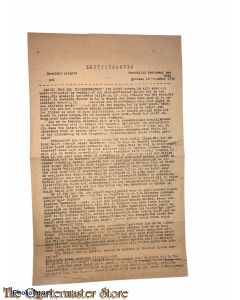 Krant Trouw bulletin spec uitgave no 9 maandag 13 november 1944