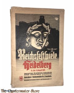 Brochure - Reichsfestspiele Heidelberg 15 Juli - 15 August 1934