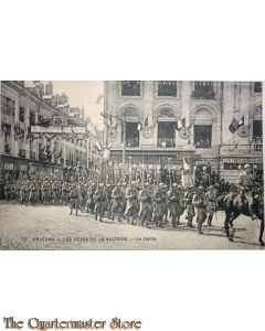 Postcard Orleans, les fetes de la Victorie - le defile