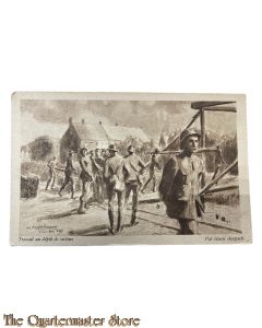 Belgium - Postcard 1919 Travail au dépot de secteur