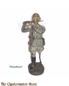 Wehrmacht muzikant dwarsfluit Elastolin (German musician flute WW2)
