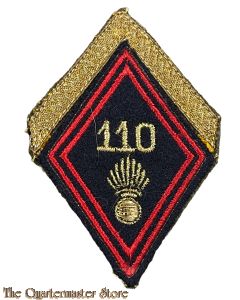 France - Losange de bras - 110e régiment d'infanterie