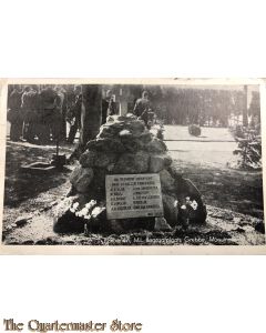 Prent briefkaart 1949 Rhenen, Mil begraafplaats, Grebbe Monument