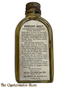 US Army bottle of insect repellent WW2
