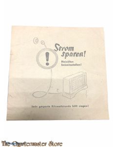 Rechnung Strom Oldenburg mai-juni 1943