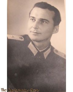 Photo (Mil. Postcard) studio portret officer 1940