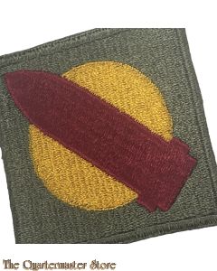Mouwembleem 1st Coastal Artillery (green backing Sleeve patch 1st Coastal Artillery)