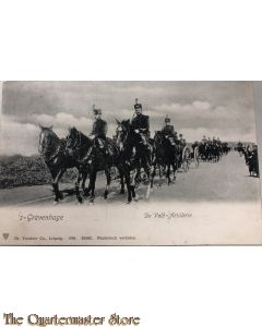 Prent briefkaart mobilisatie 1914 De Veld-Artillerie ‘s-Gravenhage