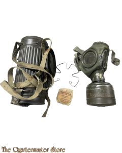 Gasmaske M38 mit M38 Blechbüchse ( Gasmask M38 mit M38 Cannister)