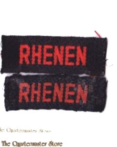 Straatnamen Rhenen  (Regiment Veld Artillerie)