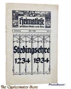Brochure -  Heimatlese zwischen Weser und Ems. 2. Jahrgang. Mai 1934. Heft 8.