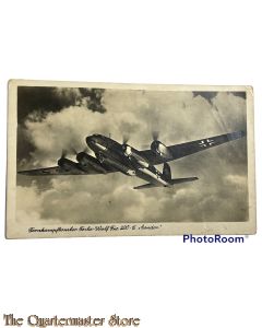 Postkarte militair 40-45 Fernkampfbomber Focke-Wulf Fw 200-C ¨Condor¨