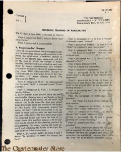 TM 57-220 Technical Training of Parachutists 1970 (Vietnam)