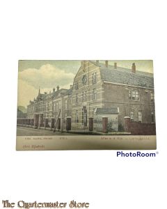 Prent briefkaart mobilisatie 1914 Alfen a.d. Rijn Liefdegesticht