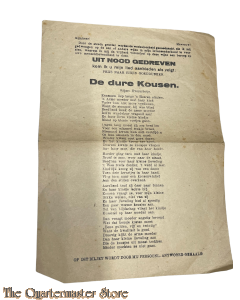 Flyer Dure Kousen (werkloosheid)