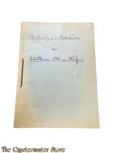 De overweldiging der Nederlanden / E.N. van Kleffens 