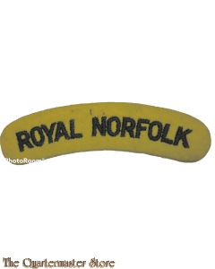 Shoulder flash Royal Norfolk Regiment