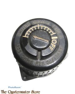 Dimmer verlichting type R cockpit Spitfire (Cockpit dimmer switch type R Spitfire)