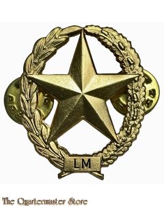 Metalen Brevet LICHT MACHINEGEWEER Nederlands leger (Dutch Light Machinegun sharpshooter badge)