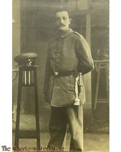 Postkarte 1914-18 Unteroffizier mt (ersatz) seitengewehr und Portepee