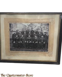 Framed photo of group WW1 soldiers in Oldenburg germany