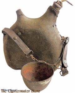 France - Bidon 2 litres M1877 (M-1877 Bidon 2 liter with drinking cup)