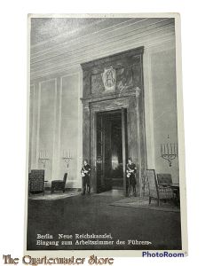 Postkarte 40-45 Berlin, neue Reichskanzlei, Eingang zum Arbeitszimmer des Fuhrers 