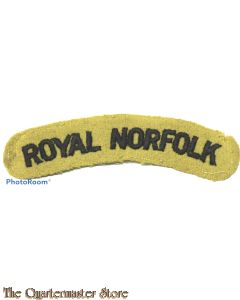 Shoulder flash Royal Norfolk Regiment 1946