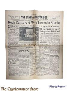 Newspaper Stars and Stripes vol 1 no 10, monday 29 jan 1945