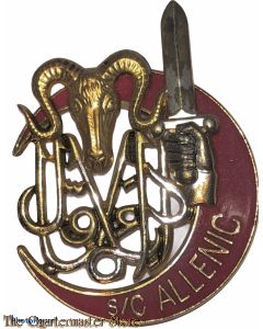 France - Badge SERGENT-CHEF ALLENIC 06.10.87 - 11.04.88 125e promotion