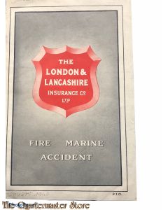 1940 brand verzekerings polis Londen 