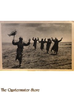 Postkarte Kampf im Osten (4) Fruhjahrsslacht um Charkow 1942, Der Gegner ergibt sich