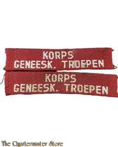 Straatnamen Korps geneesk. Troepen