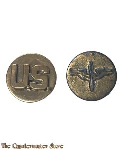US collar badges US AAF