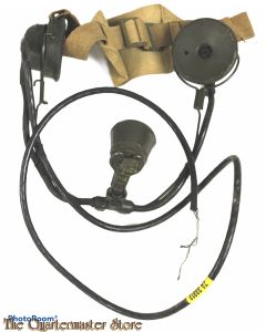 British headset with microphone post WW2