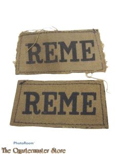 Royal Electrical and Mechanical Engineers slip-on set (R.E.M.E.)