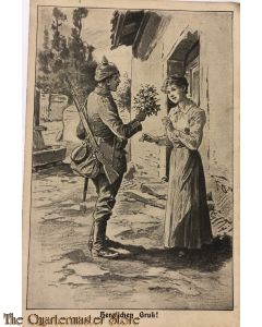 Mil Postkart  Herzlichen Gruss WK1
