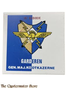 Keramische tegel 107 RadioCie Garderen Gen. maj. Kootkazerne