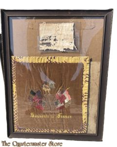 France - Framed WW1 Souvenir de France (veterans bringback)