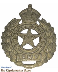 Cap badge Indian Electrical & Mecanical Engineers  (I.E.M.E.)