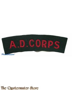 Shoulder flash Army Dental Corps A.D.C. 
