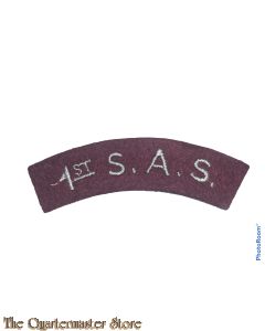 Shoulder title  1st S.A.S. Special Air Service  (arched)