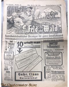 Feld und Walt, Landwirtschaftlicher Anzeiger fur ganz Deutschland 23-07-1926