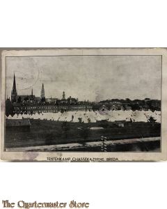 Prent briefkaart 1910 Tentenkamp, Chasse Kazerne Breda