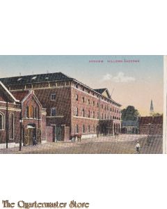 Prent briefkaart 1911 Arnhem , Willems Kazerne