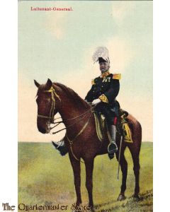 Prent briefkaart 1914 Luitenant-Generaal