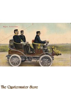 Prent briefkaart 1914 Majoor. Kleine tenue