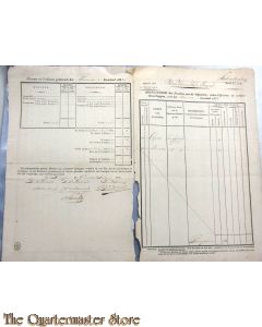 Monsterrol der Paarden van de Officieren, onder Officieren en Manschappen 1832